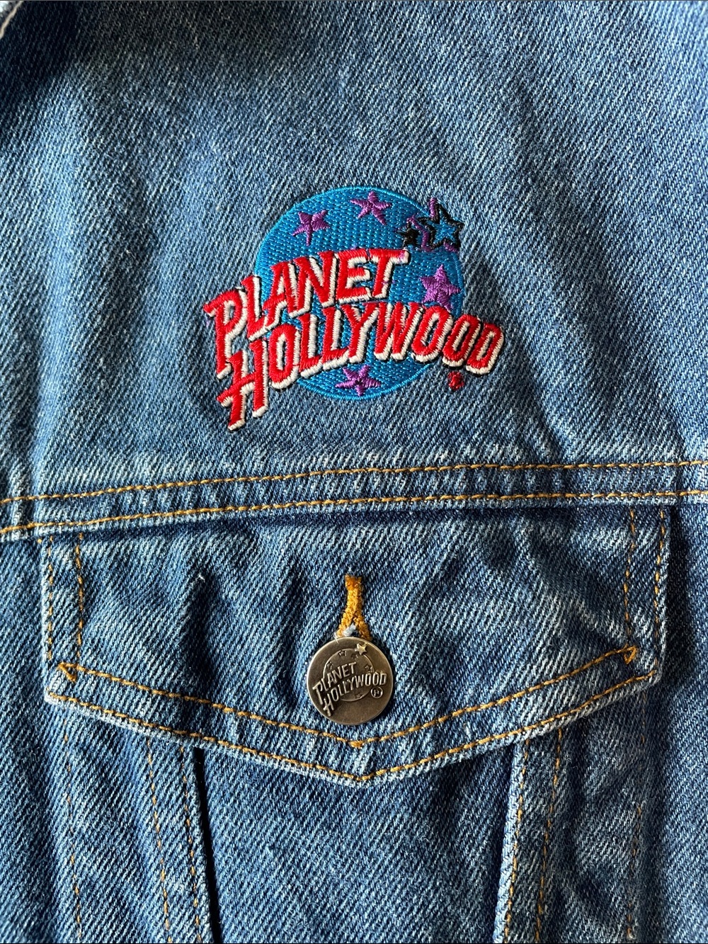 Planet Hollywood Toronto Blue Denim Jacket - Picture 3 of 12